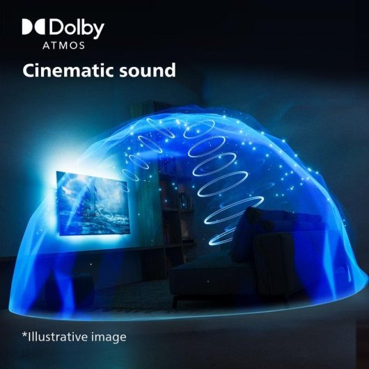 TV Philips LED 55PUS8309 55" 4K UltraHD 60Hz Smart TV Titan OS HDR10 Ambilight