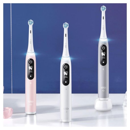 Oszillierende Zahnbürste Braun Oral-B iO 6S 5 Modi 2 Bürstenköpfe Drucksensor Timer Etui
