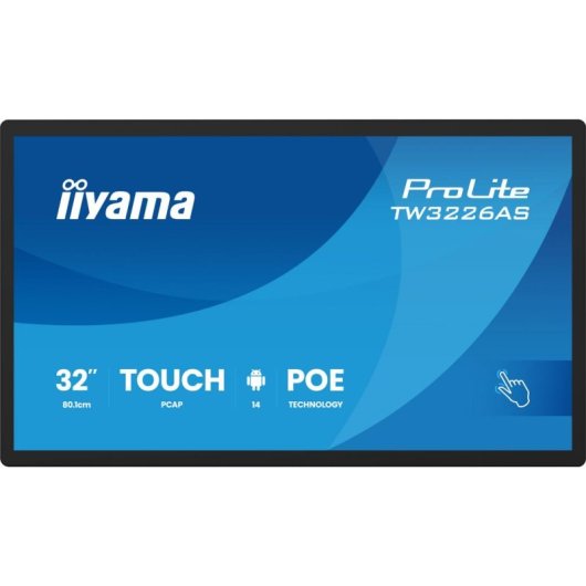Monitor PC iiyama TW3226AS-B3P 31,5" FullHD VA Touch 24/7 Android WiFi Altoparlanti