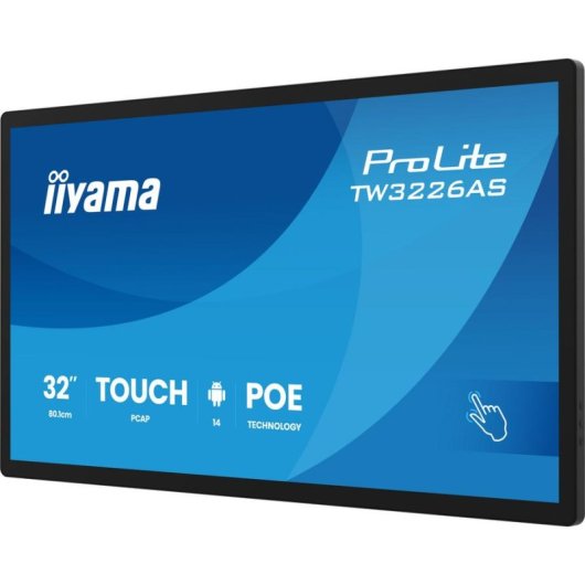 Monitor PC iiyama TW3226AS-B3P 31,5" FullHD VA Touch 24/7 Android WiFi Altoparlanti