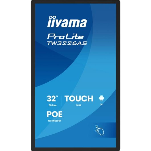 Monitor PC iiyama TW3226AS-B3P 31,5" FullHD VA Touch 24/7 Android WiFi Altoparlanti