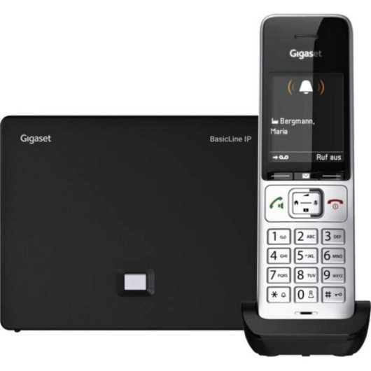 Gigaset BasicLine IP + COMFORT 500HX DECT Telefon Lautsprecher 300 Einträge