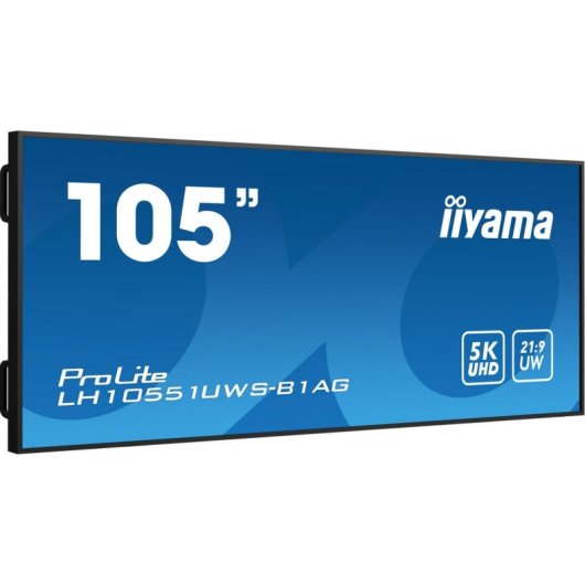 Monitor iiyama LH10551UWS-B1AG 105" UltraWide 5K IPS LED 60Hz Pantalla XL Señalización Digital