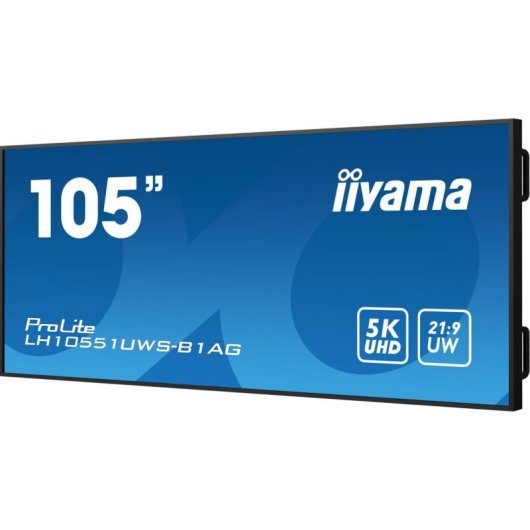 Monitor iiyama LH10551UWS-B1AG 105" UltraWide 5K IPS LED 60Hz Pantalla XL Señalización Digital