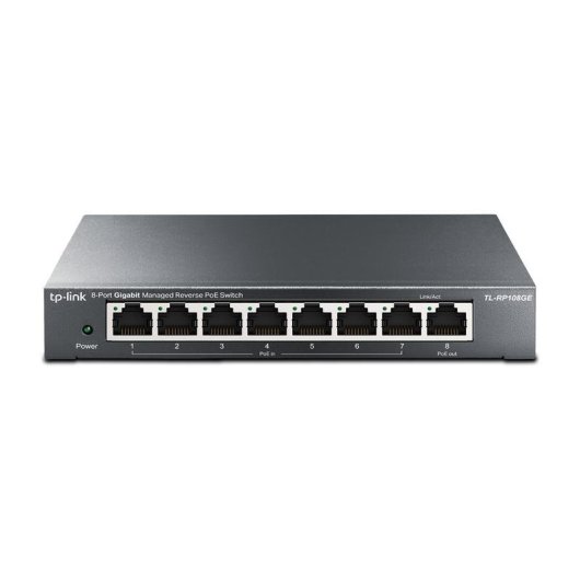 Switch TP-Link TL-RP108GE 8 Ports Gigabit Ethernet PoE Gerido L2