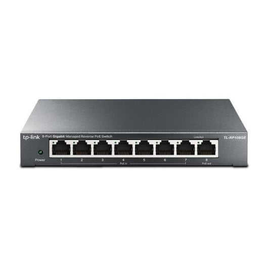 Switch TP-Link TL-RP108GE 8 Porte Gigabit Ethernet PoE Gestito L2