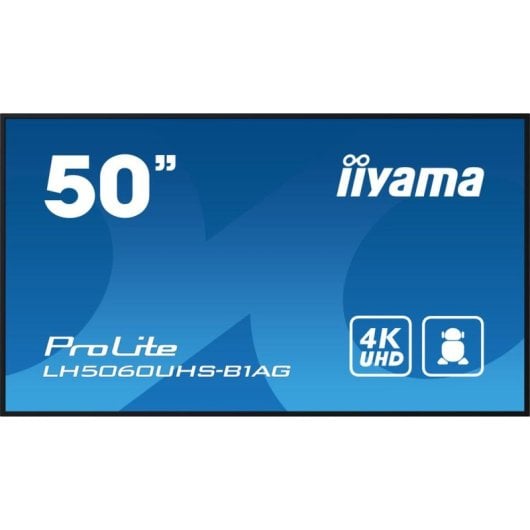 Pizarra de caballete digital iiyama LH5060UHS-B1AG 49.5" 4K Ultra HD WiFi Android 11