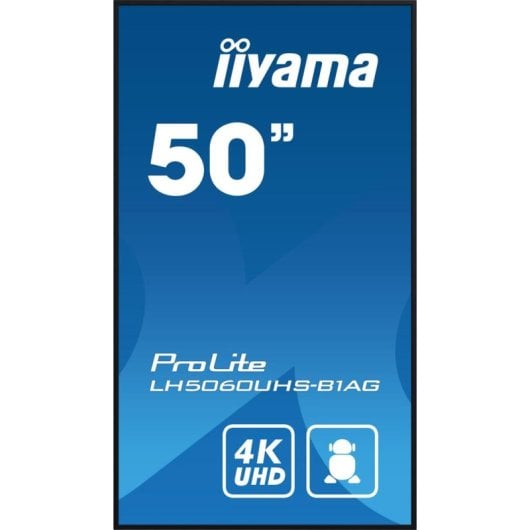 Pizarra de caballete digital iiyama LH5060UHS-B1AG 49.5" 4K Ultra HD WiFi Android 11