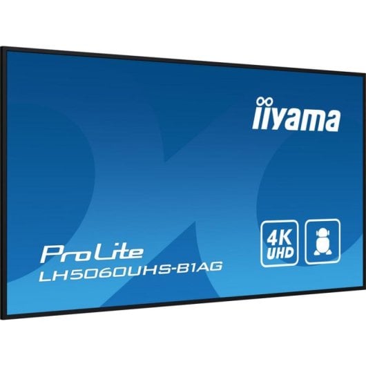 Pizarra de caballete digital iiyama LH5060UHS-B1AG 49.5" 4K Ultra HD WiFi Android 11