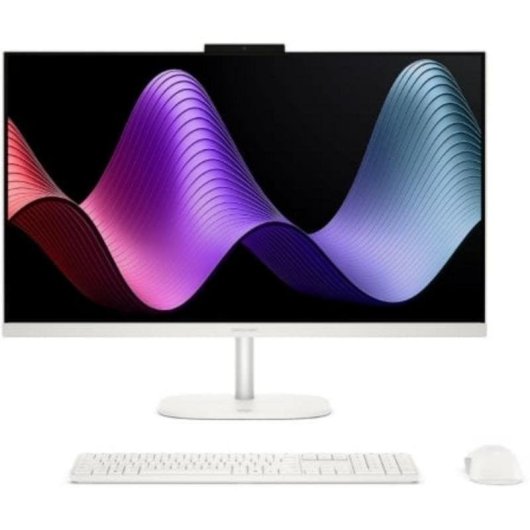 PC Tout-en-un HP OmniStudio 27-cu0004ns Intel Core 5-1334U 16Go 1To SSD Iris Xe 27" FreeDOS Caméra IR Wi-Fi 7