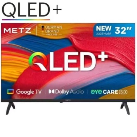 TV Metz QLED 32MQF7030Z 32" HD 60Hz Smart TV Google TV HDR10 Dolby Audio
