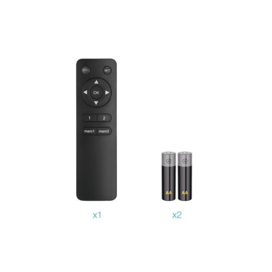 TooQ LPM4381XL-B Soporte TV Pared Eléctrico 32 a 75" VESA 200x200 a 600x400 Máx 50Kg