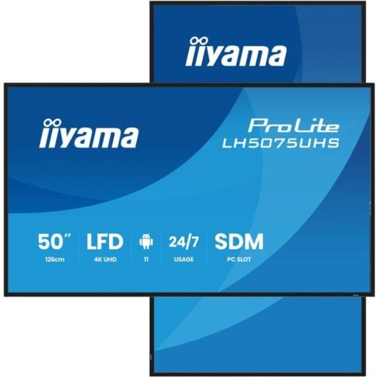 Monitor iiyama LH5075UHS-B2AG 50" UltraHD 4K 60Hz VA XL Kontrast WiFi Android