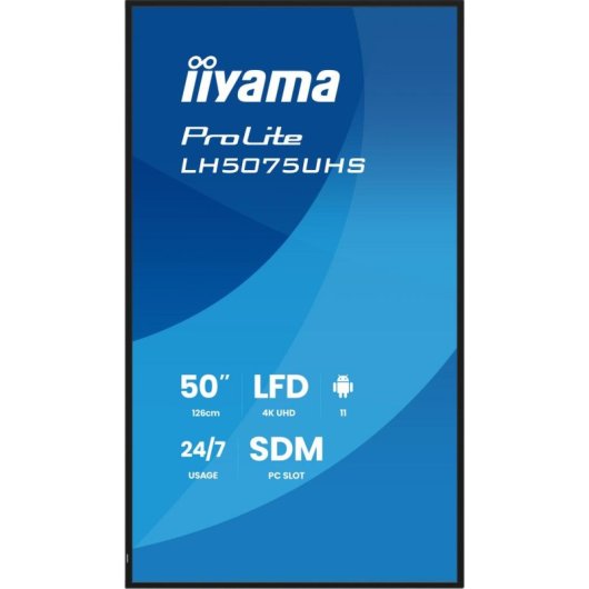 Monitor iiyama LH5075UHS-B2AG 50" UltraHD 4K 60Hz VA XL Kontrast WiFi Android