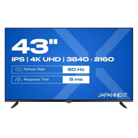 Monitor JAPANNEXT JN-IPS430UHD60F 43" UltraHD 4K 60Hz IPS HDR Altavoces Integrados