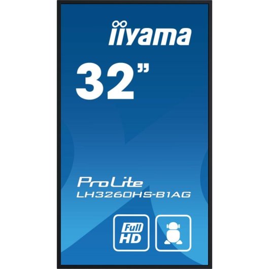 Pizarra de caballete digital iiyama LH3260HS-B1AG 31.5" Full HD Android 11