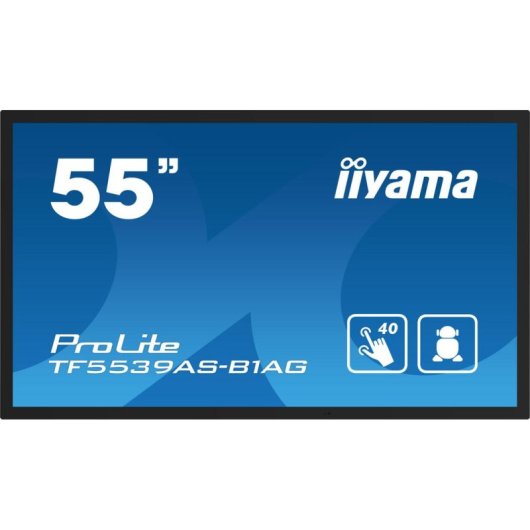 Monitor iiyama TF5539AS-B1AG 54,6" UltraHD 4K 60Hz IPS Tátil Android 11