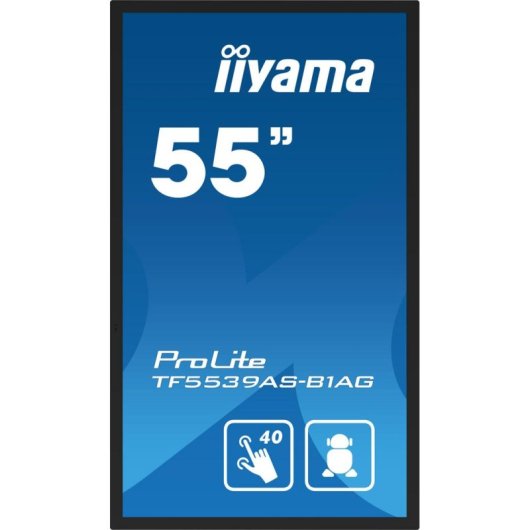 Monitor iiyama TF5539AS-B1AG 54,6" UltraHD 4K 60Hz IPS Tátil Android 11