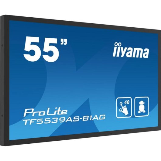 Monitor iiyama TF5539AS-B1AG 54,6" UltraHD 4K 60Hz IPS Tátil Android 11