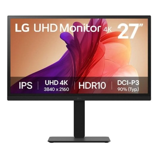 Monitor LG 27BA45U-B 27" UltraHD 4K 60Hz IPS HDR10 Ajuste en altura