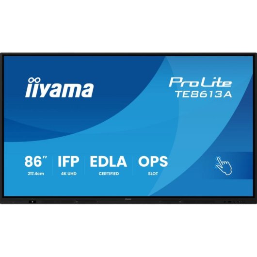 Schermo tattile iiyama TE8613A-B2AG 85.6" 4K Ultra HD WiFi Android