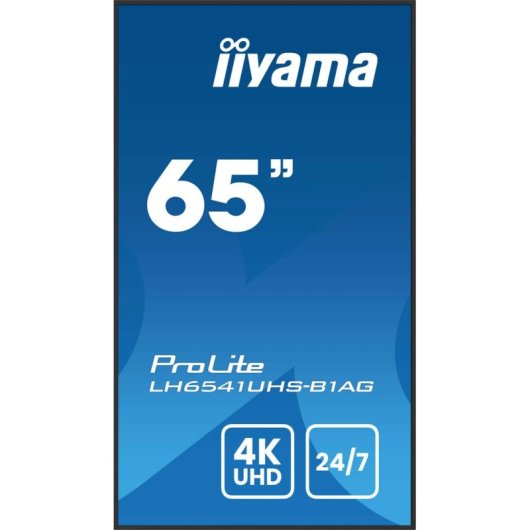 Écran PC iiyama LH6541UHS-B1AG 64,5" UltraHD 4K 60Hz VA XL 24/7 Haut-parleurs