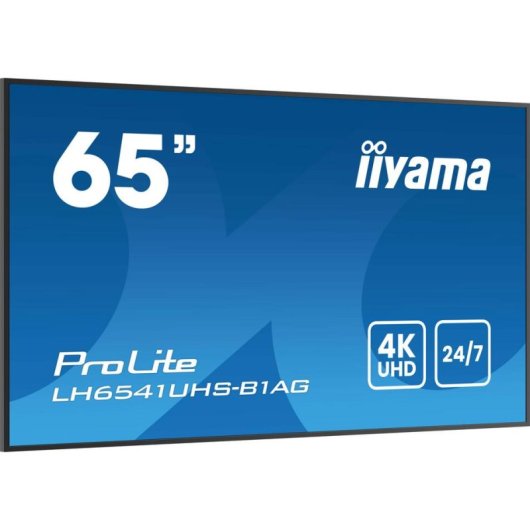 Écran PC iiyama LH6541UHS-B1AG 64,5" UltraHD 4K 60Hz VA XL 24/7 Haut-parleurs