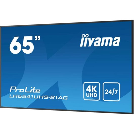 Écran PC iiyama LH6541UHS-B1AG 64,5" UltraHD 4K 60Hz VA XL 24/7 Haut-parleurs