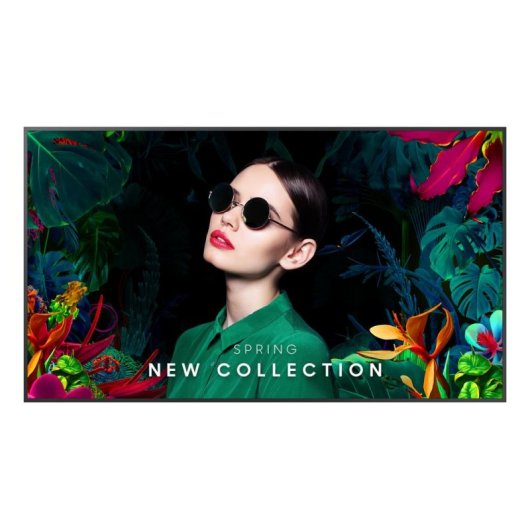 Monitor Samsung QM75C 75" UltraHD 4K VA Panel Plano WiFi 24/7 Señalización Digital