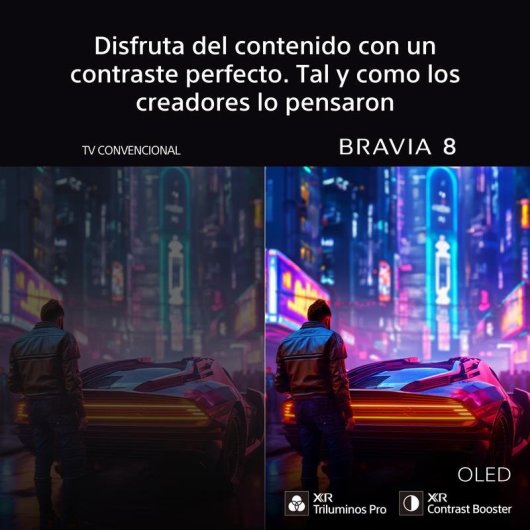 TV Sony OLED FWD-77XR80 77" 4K UltraHD 120Hz Smart TV Android TV HDR10 Dolby Vision IMAX Enhanced