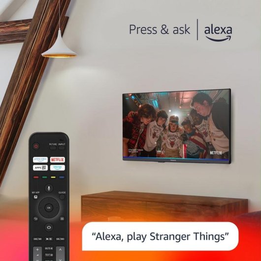 TV Panasonic LCD TX-32S50AEZ 32" HD 50Hz Smart TV Fire OS HDR10 HLG Alexa Wi-Fi