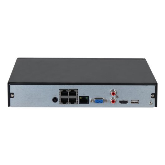Grabadora NVR para Cámara IP Dahua NVR2104HS-P-4KS3 4 canales 4K 20TB HDD PoE Ethernet