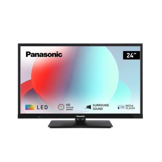 TV Panasonic LED TS-24N30AEZ 24" HD 50Hz Marco Delgado Triple Sintonizador USB Multimedia