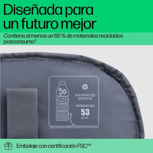 Mochila HP Travel Plus 30L para portátil de 17 pulgadas resistente al agua