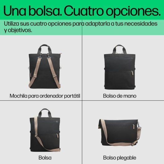 Mochila HP Convertible para Portátil 14" Resistente al Agua