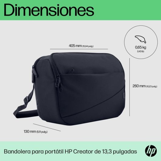 Borsa a tracolla HP Creator 13,3 pollici Resistente all'Acqua