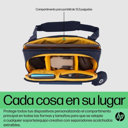 Borsa a tracolla HP Creator 13,3 pollici Resistente all'Acqua