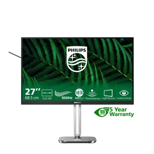 Monitor Philips 5000 Series 27B2G5200/00 27" Full HD 100Hz IPS Altura Ajustable