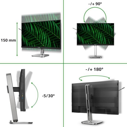 Monitor Philips 5000 Series 27B2G5200/00 27" Full HD 100Hz IPS Altura Ajustable