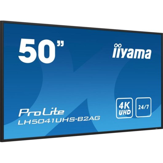 Ecran PC iiyama LH5041UHS-B2AG 50" UltraHD 4K 60Hz VA XL Contraste Son Intégré