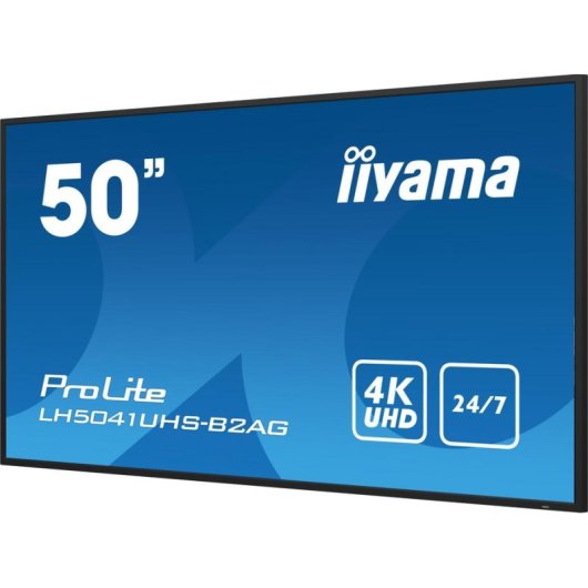 Ecran PC iiyama LH5041UHS-B2AG 50" UltraHD 4K 60Hz VA XL Contraste Son Intégré