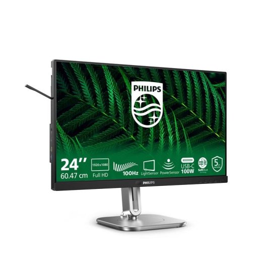 Monitor Philips 5000 Series 24B2G5301/00 23,8" FullHD 60Hz IPS USB-C Altura Ajustable
