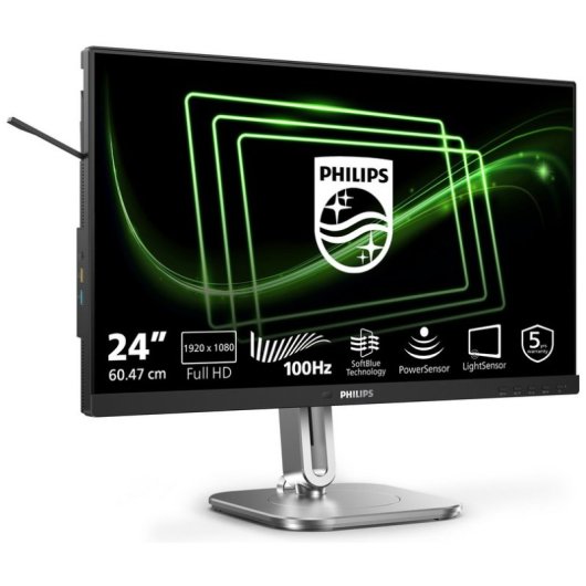 Écran PC Philips 5000 Series 24B2G5301/00 23,8" Full HD 60Hz IPS USB-C Réglable