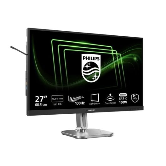 Écran PC Philips 27B2G5500/00 27" Quad HD 100Hz IPS Haut-Parleurs USB Réglable