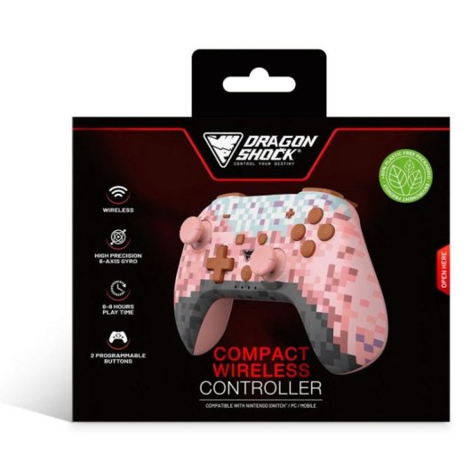 Gamepad Dragon Shock PopTop Inalámbrico Bluetooth Nintendo Switch PC