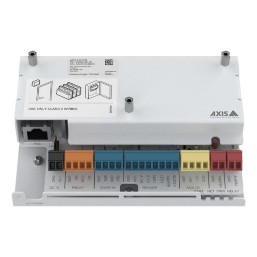 Control de Acceso Axis A1210-B Tarjeta 1 Usuario PoE Ciberseguridad