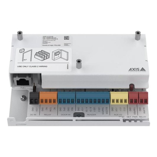 Control de Acceso Axis A1210-B Tarjeta 1 Usuario PoE Ciberseguridad