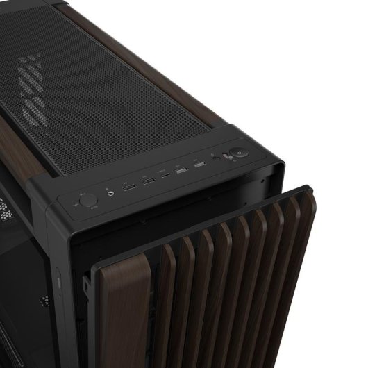 Caixa PC ASUS ProArt PA602 Wood Edition Preta Vidro Templado Torre Midi