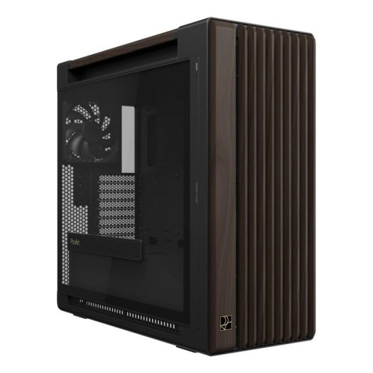 Caixa PC ASUS ProArt PA602 Wood Edition Preta Vidro Templado Torre Midi