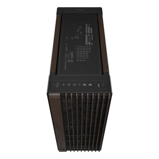 Caixa PC ASUS ProArt PA602 Wood Edition Preta Vidro Templado Torre Midi
